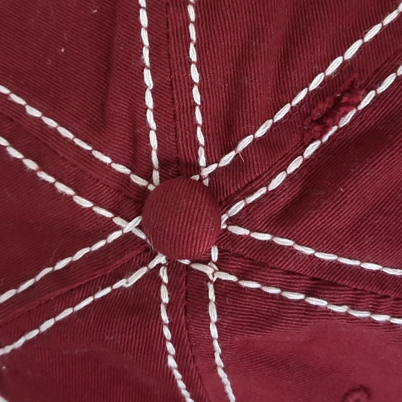 #Dog Momma Baseball Hat Cap Headwear Vintage Look KBETHOS NWT Burgundy - Picture 8 of 10